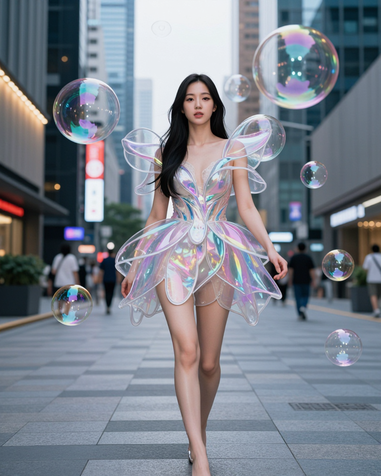 비눗방울 드레스