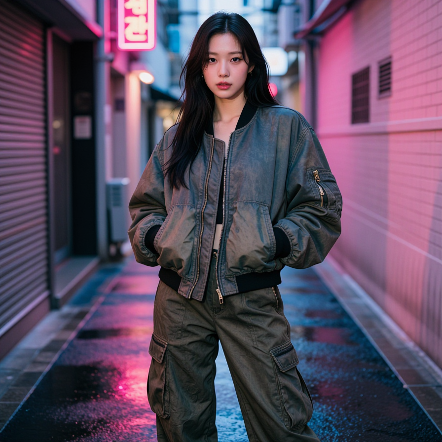 힙한 언니 느낌