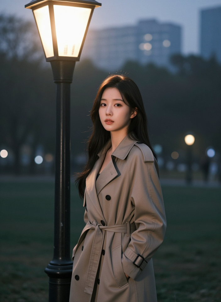 비 내리는 서울의 밤